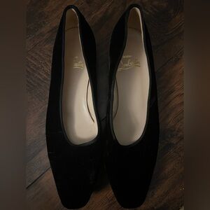 Louboutin velvet flats